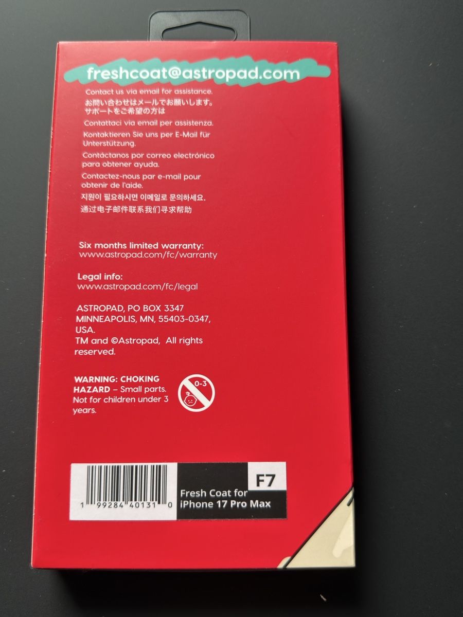 Ritocchi & pellicole di protezione: Screen Protector für iPhone 17 Pro Max – Nuovo e nell'imballaggio originale da Au ZH venduto da swissmatchpoint 1