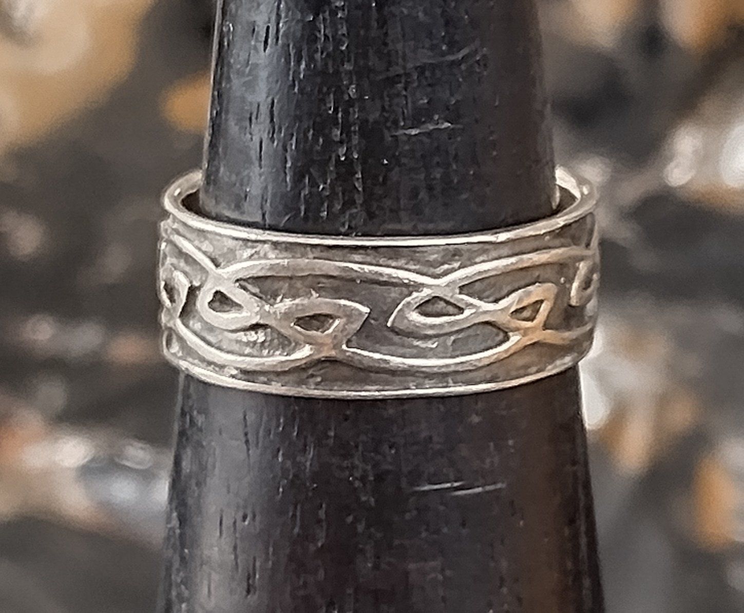 Anelli: RING SILBER 925 MIT MUSTERUNG – Usato da Romanshorn venduto da BoutiqueA