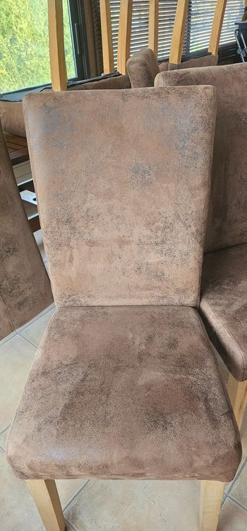 Chaussons En Imitation Daim Marron Clair À Détail Duveteux | Lingerie