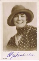 Olga Tschechowa 1897-1980 Autogramm Vintage Foto 9x14cm