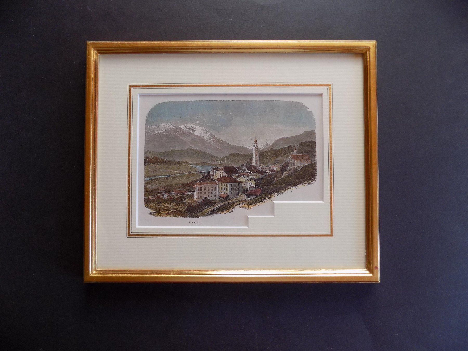 Gravures: Samaden Engadin – D'occasion à Risch par Rischli15
