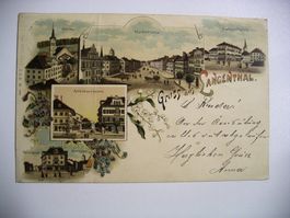 farbigeLithoAK   LANGENTHAL