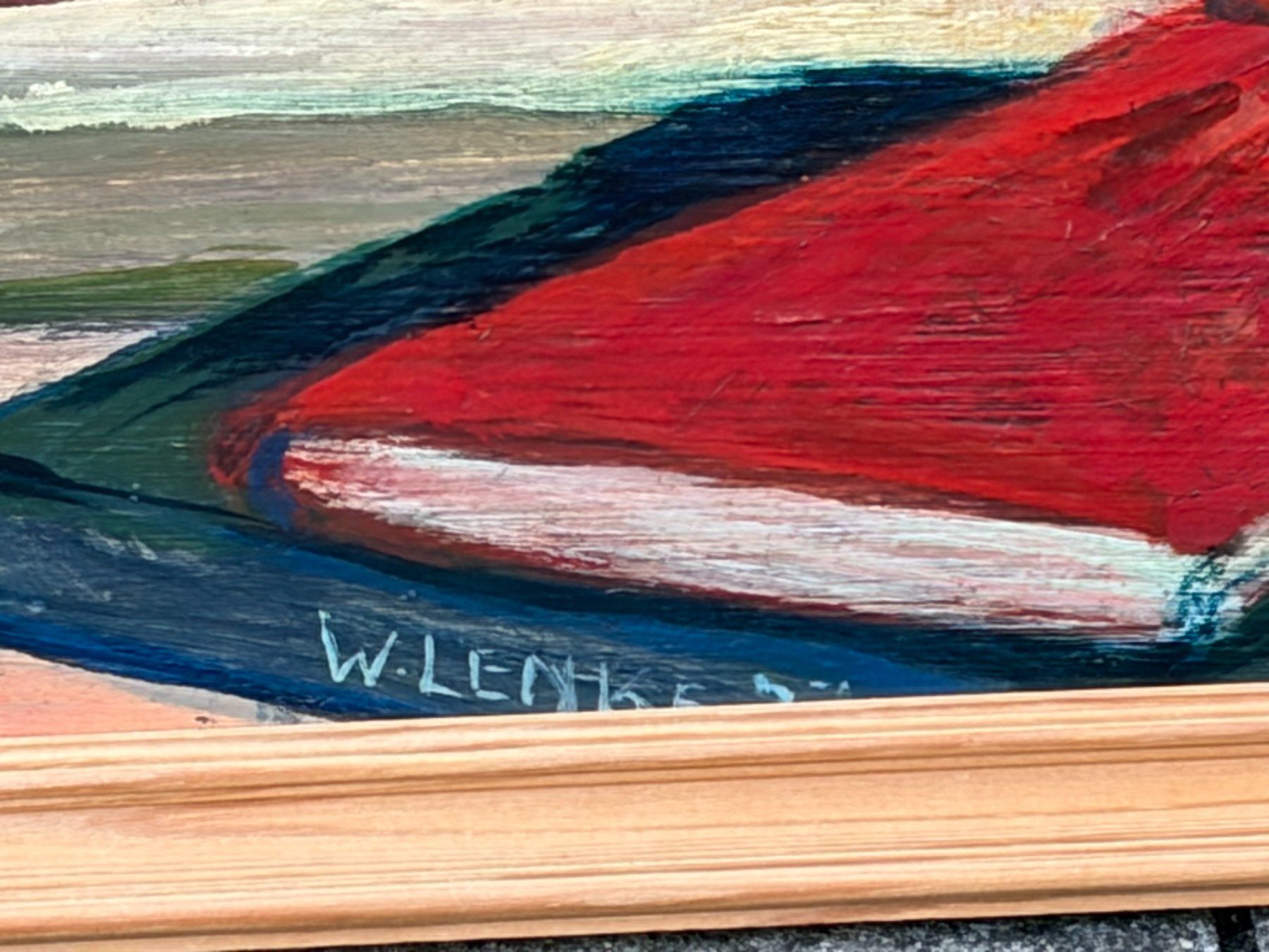 Dipinti: Ölgemälde signiert 62,5x49 cm – Usato da Boll venduto da NRie 2