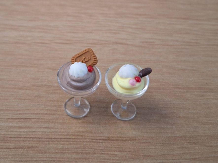 Case e mobili per bambole: Schoko und Vanille Puding Handgemacht – Nuovo (secondo la descrizione) da Zürich venduto da HandmadeTinyFood 3