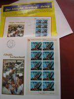 2003 FOLDER ALINGHI - SWITZERLAND, DIVERSE BELEGE, 1X BLOCK