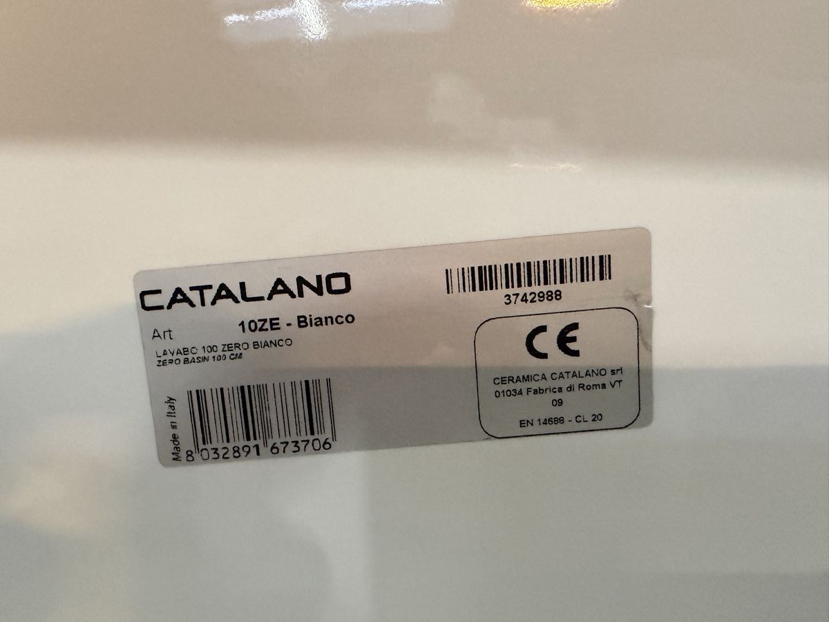 Lavabi & lavandini: Catalano Zero Lavabo 100  – Usato da Interlaken venduto da Babalaas 4