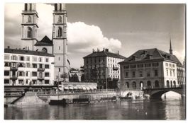 Fotografie Zürich / Grossmünster, Ufer