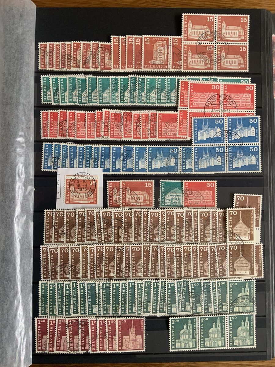 Alle Briefmarken: Briefmarken Schweiz – Gebraucht aus Binningen von chr_cr5n 6