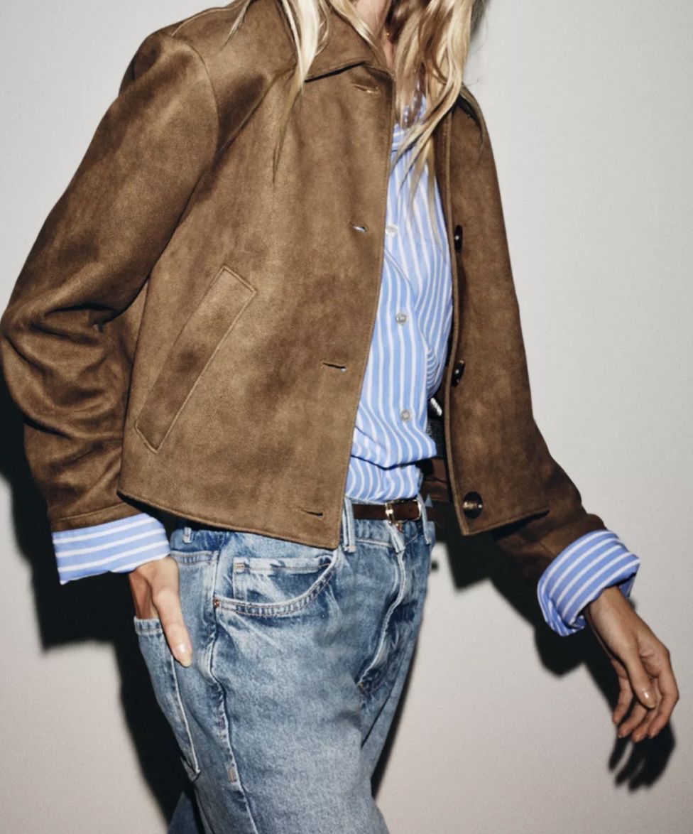Zara Giacche: suede effect jacket – Nuovo (secondo la descrizione) da Bern venduto da FashionK92