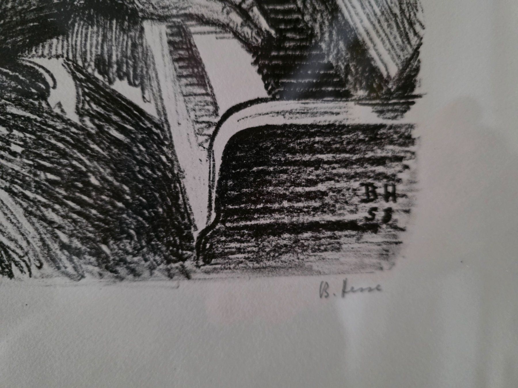 Grafica & Litografie: Bruno Hesse Lithografie - 52 cm x 42 cm – Usato da Walterswil BE venduto da Lonitti 4