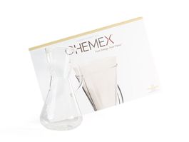 Chemex Glass Handle 1-2 Cup + Filterpapier Weiss (Bundle)