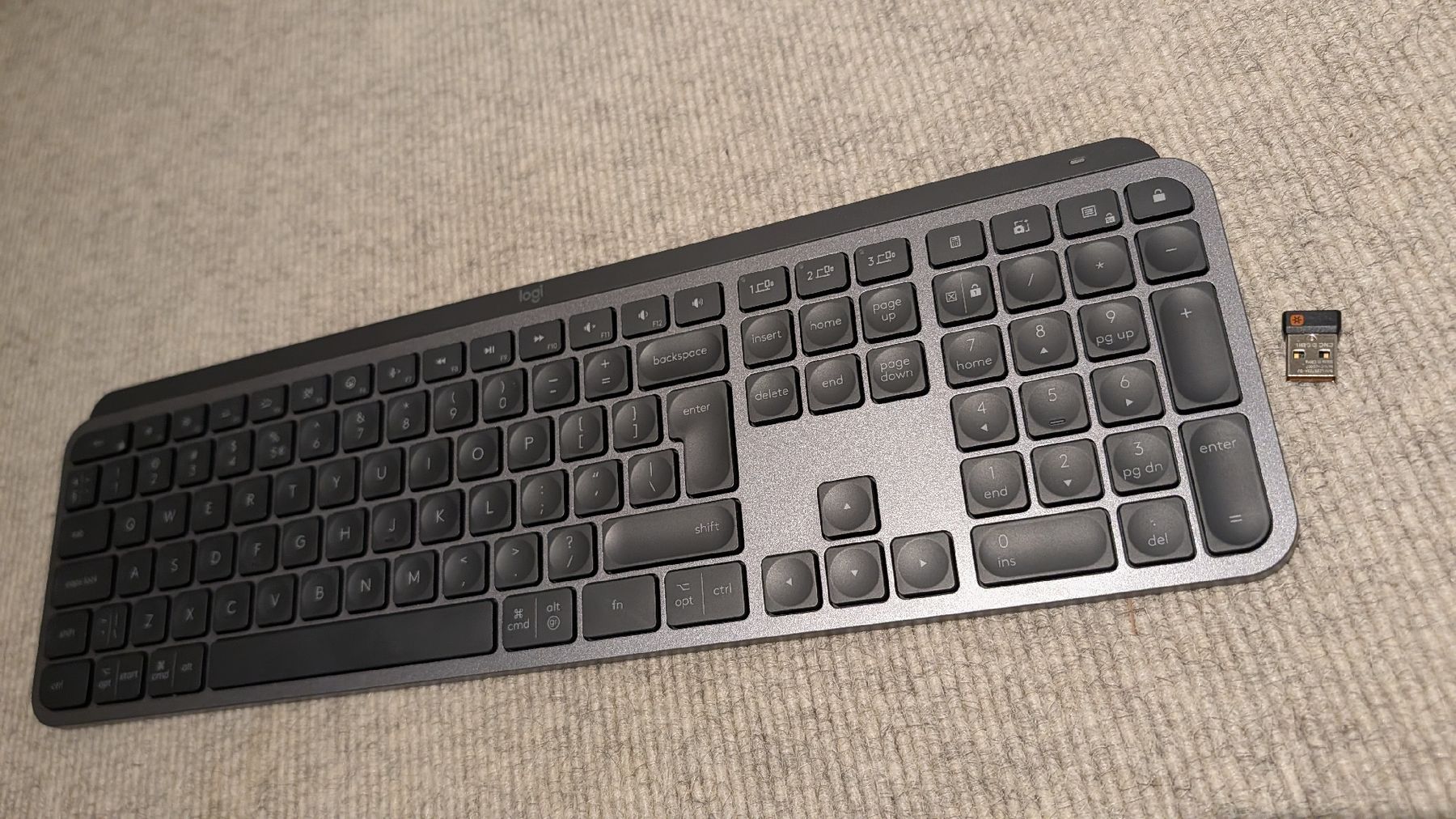 Logitech Tastiere: Logitech MX Keys Wireless Keyboard with USB Receiver – Usato da Zürich venduto da gil_5rkk 2