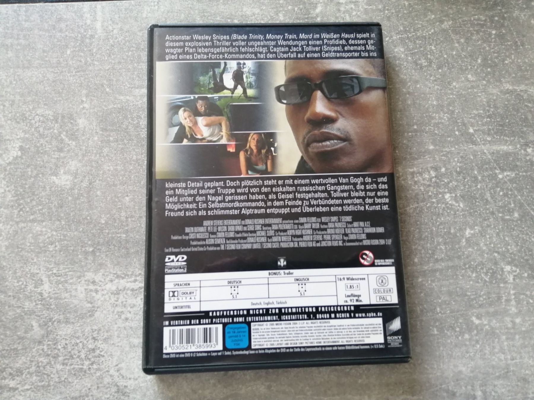 Tutti i DVDs: DVD: 7 Sekunden - Wesley Snipes – Nuovo (secondo la descrizione) da Altstätten SG venduto da tollesauswolle 1