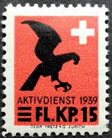 Soldatenmarke 2.WK, Flieger Kp 15, klein, Wi Fl 85