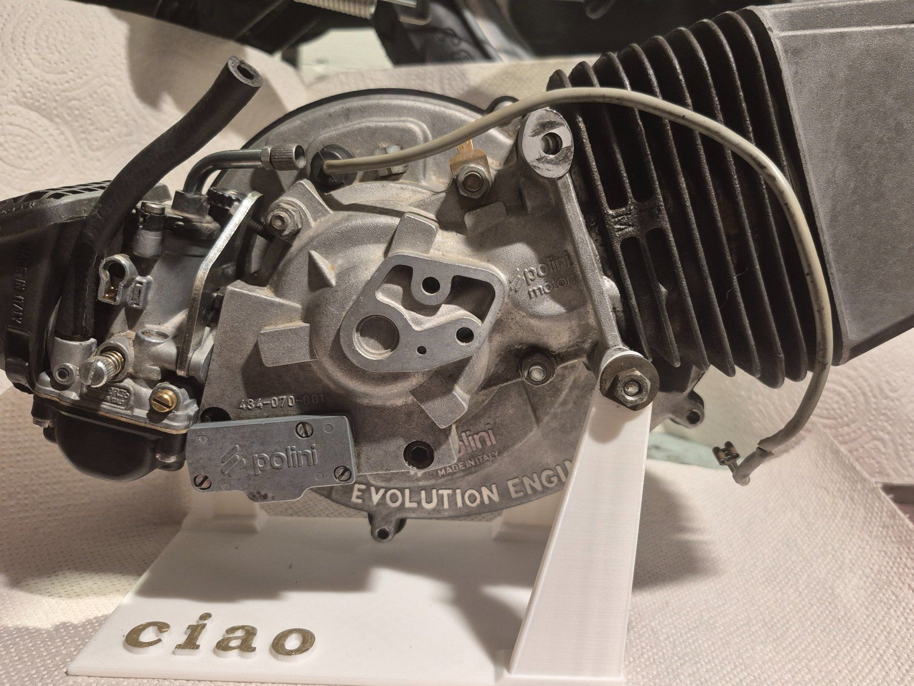 Piaggio Parti ricambio per ciclomotori: Moteur Polini 75cc évolution engine Piaggio Ciao – Usato da Collombey venduto da mot_ryp9 1