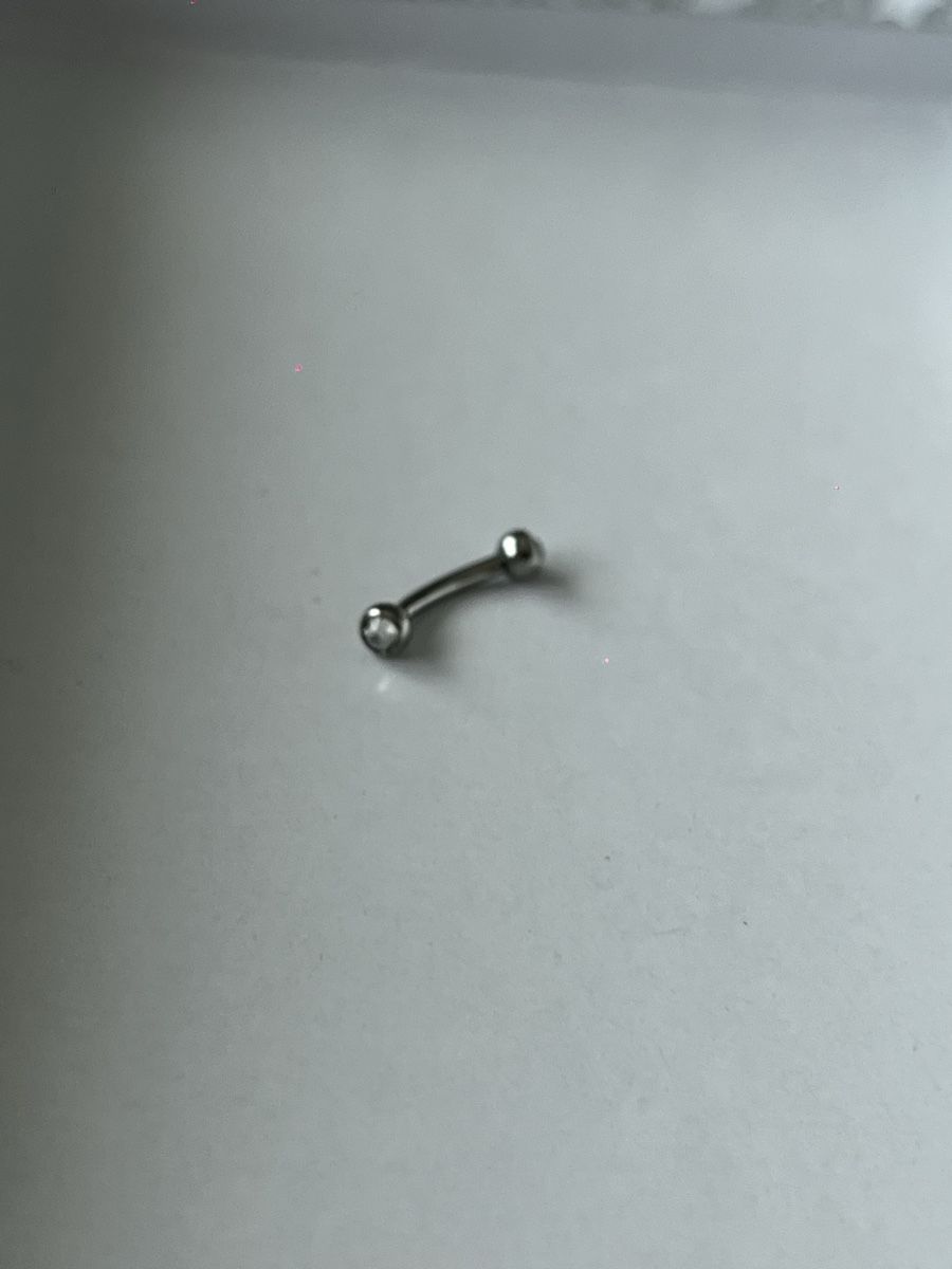 Gioielli per piercing: Rook Piercing Stahl mit Stein – Nuovo (secondo la descrizione) da Brislach venduto da ale_t9y7 1