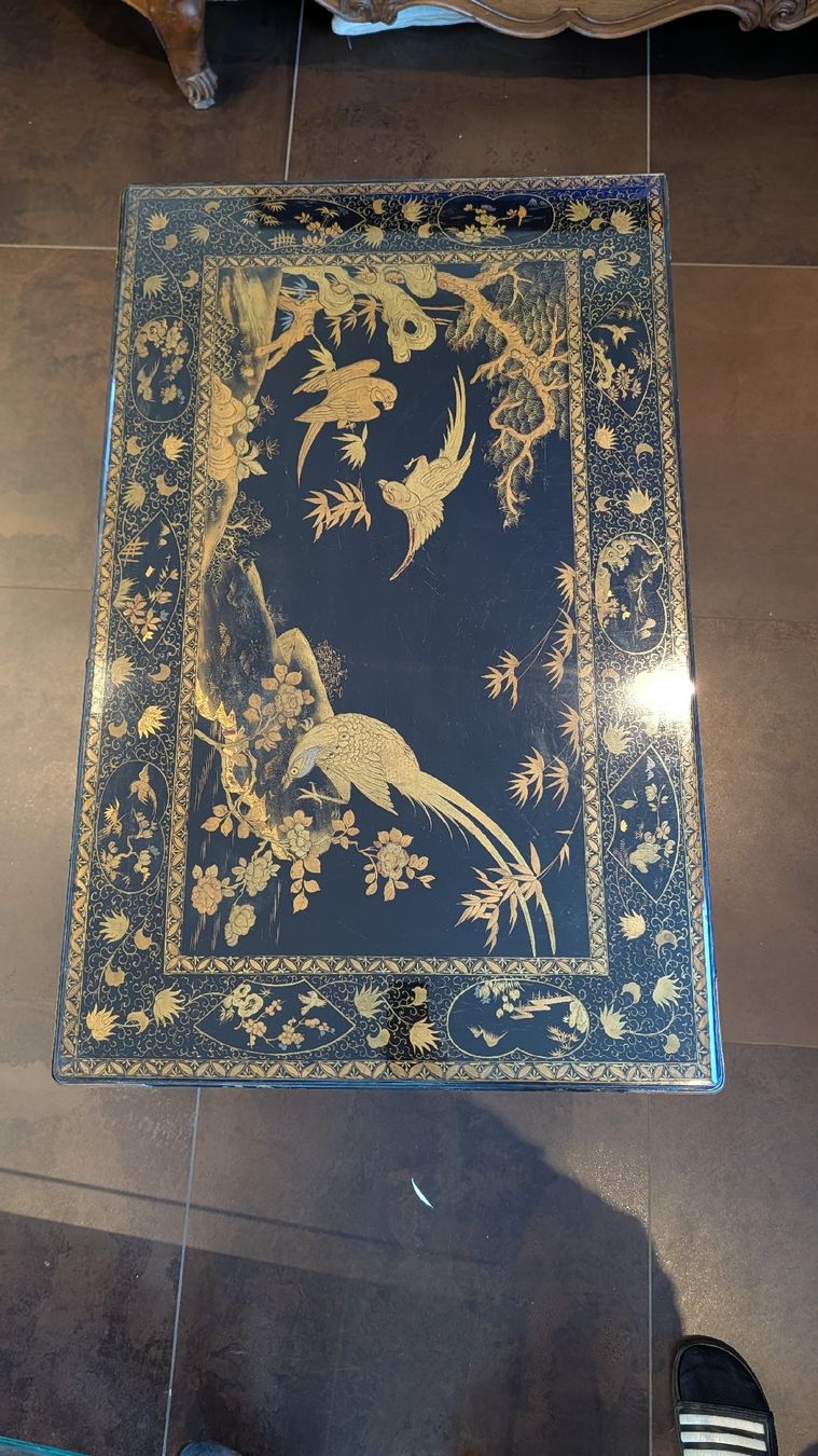 Tische: Table basse asiatique ancienne laquée noire et or – Gebraucht aus La Place (Ayent) von s4c4 2