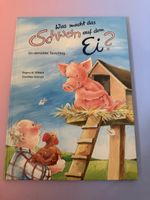 Kinderbuch Was macht das Schwein auf dem Ei guter Zustand