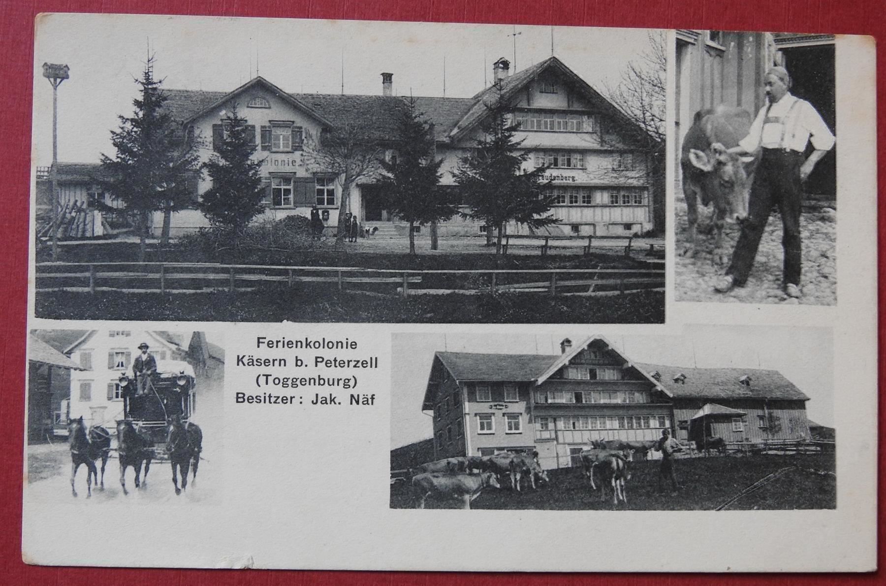 Cartoline postali: Ferienkolonie Käsern b. Peterzell – Usato da Rain venduto da 999-800-K