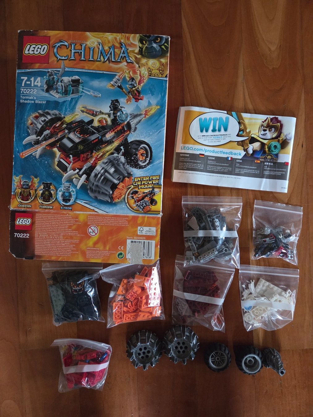 Lego Giocattoli: Lego CHIMA Tormak's Shadow Blazer 70222 – Usato da St. Gallen venduto da Razoon77 1