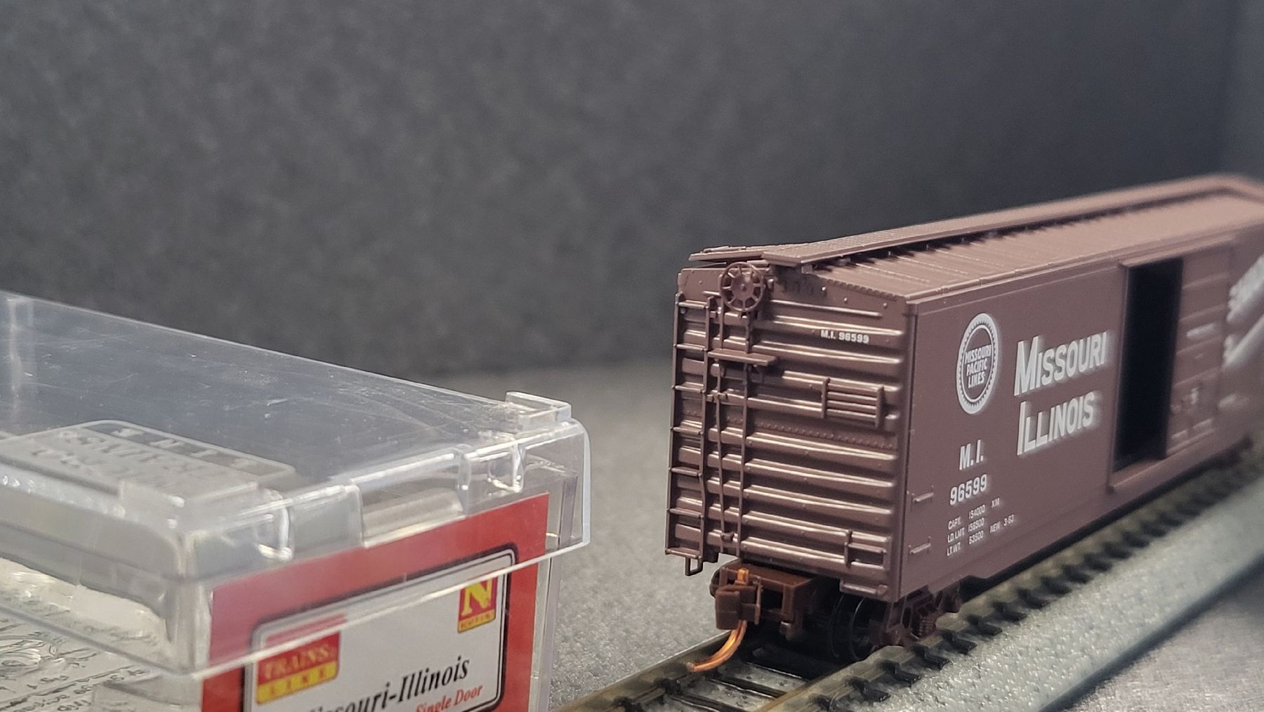 Modellini di ferrovie: 1 wagon boxcar 50' MI - Micro-Trains (édition spéciale) – Usato da Goumoens-la-Ville venduto da nsbourquin 1