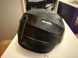 Alpina Skihelm - Grösse 52-56 - Top Zustand! Schwarz
