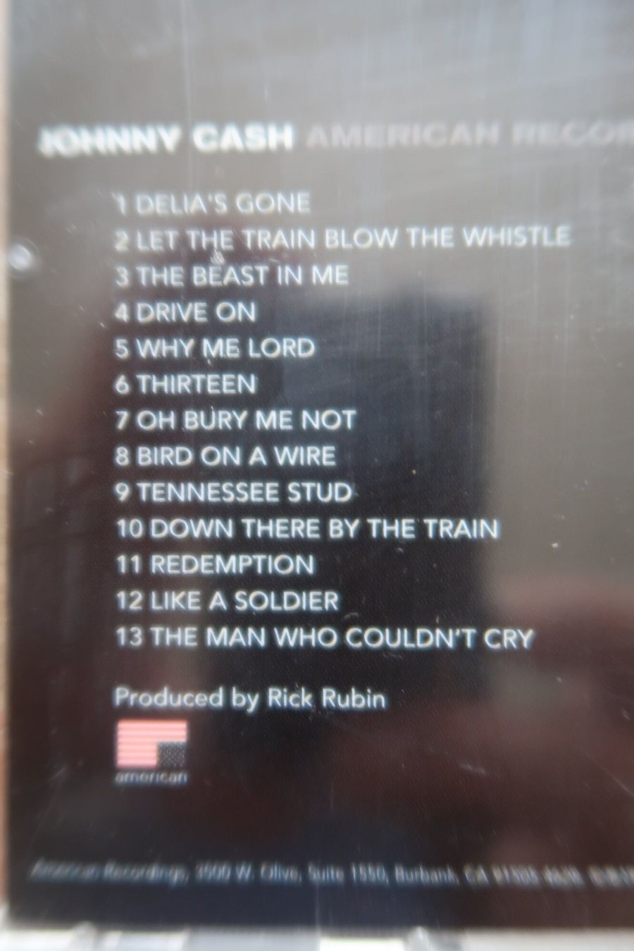CD: JOHNNY CASH - AMERICAN RECORDINGS - CD – Usato da Basel venduto da Patiscat 2