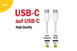 Lade-Kabel USB Typ-C - kompatibel iPhone Samsung Xiaomi Goog