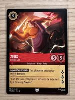Zeus 109 EN Disney Lorcana Wilds Unknown 12