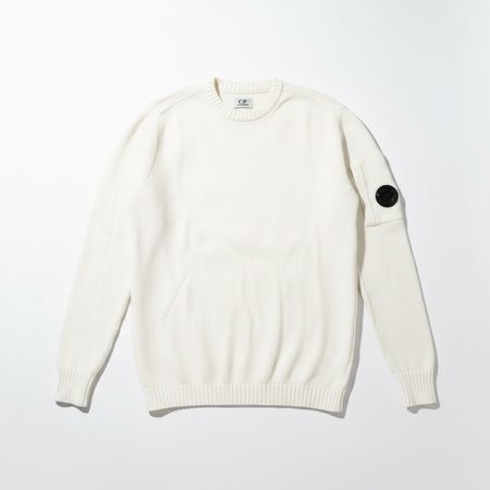 Pull C.P. Company Maille Chenille Lens Blanc - 48 / M #2