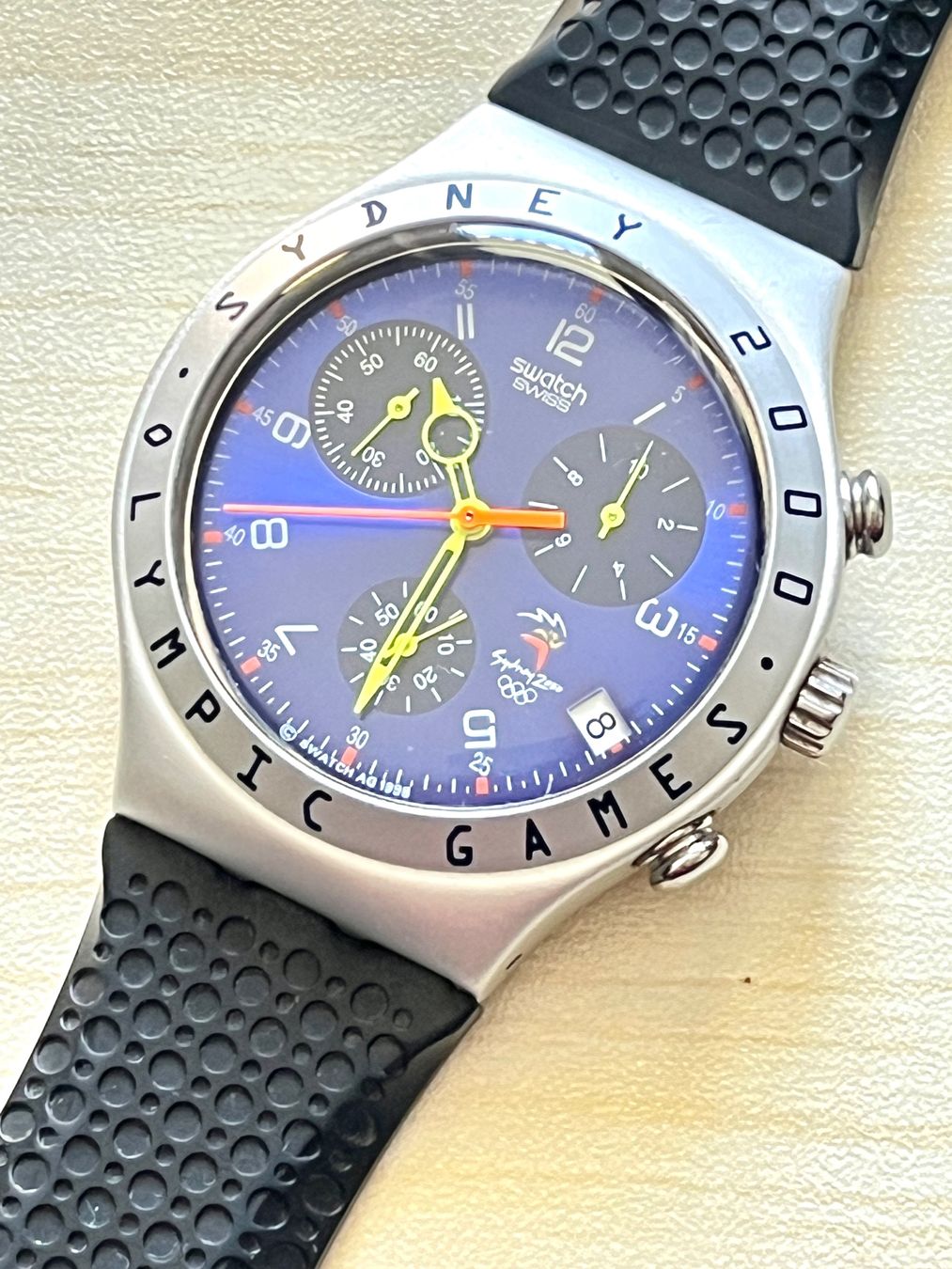 Swatch Orologi: Swatch Uhr, Sydney Olympia 2000, Chronograph – Usato da Grenchen venduto da chththl