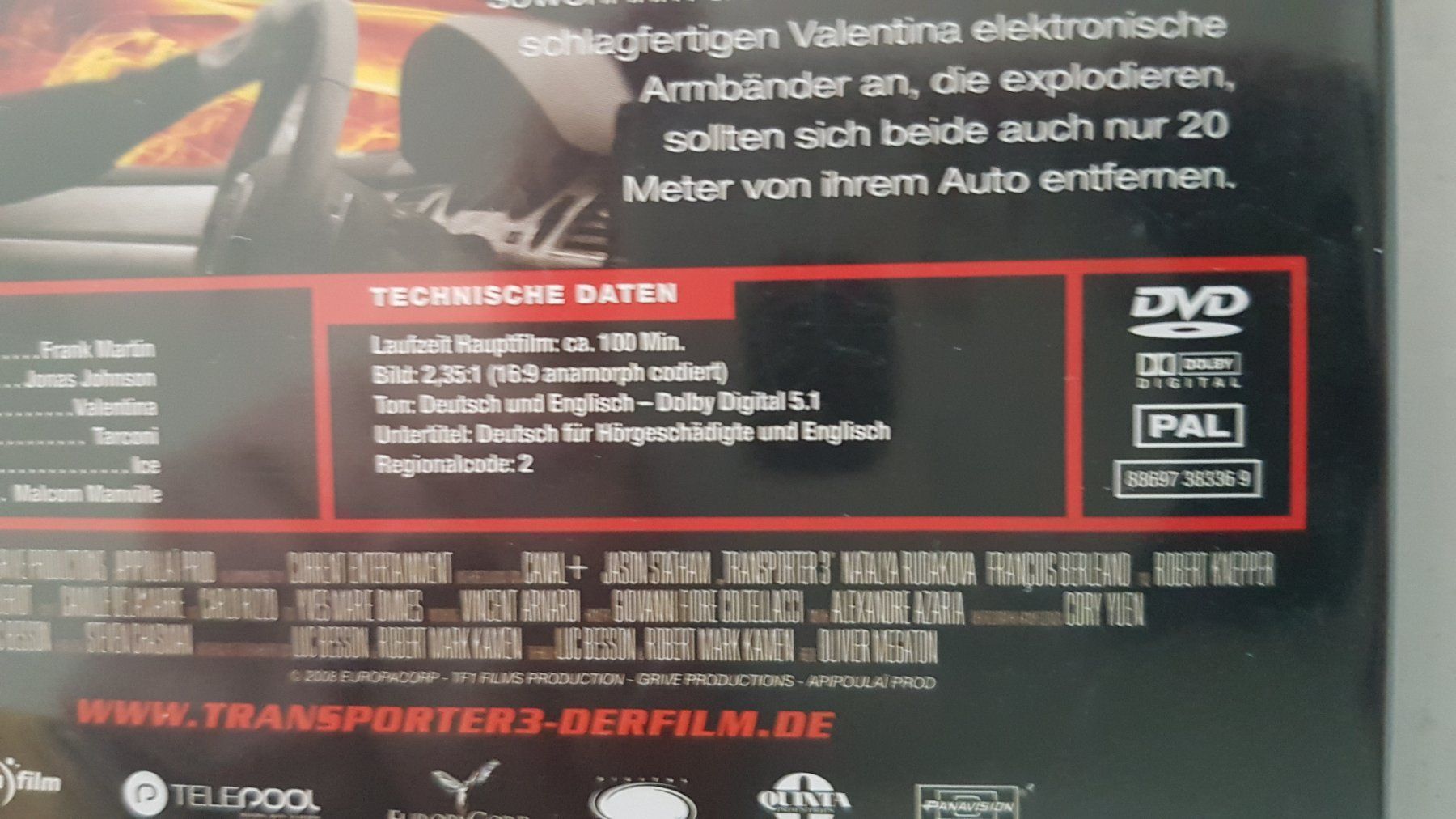 Tutti i DVDs: DVD Transporter 3 – Usato da Oetwil am See venduto da fineli2 1
