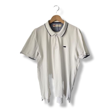 Polo Levi's blanc taille L