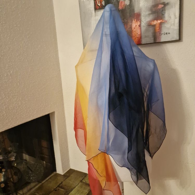 Brauner Cashmere-Seiden Schal in Zopf-Strickmuster Modissa (Gebraucht) in Urdorf für CHF 45