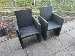 Hunn Garten Rattan Sessel Stühle