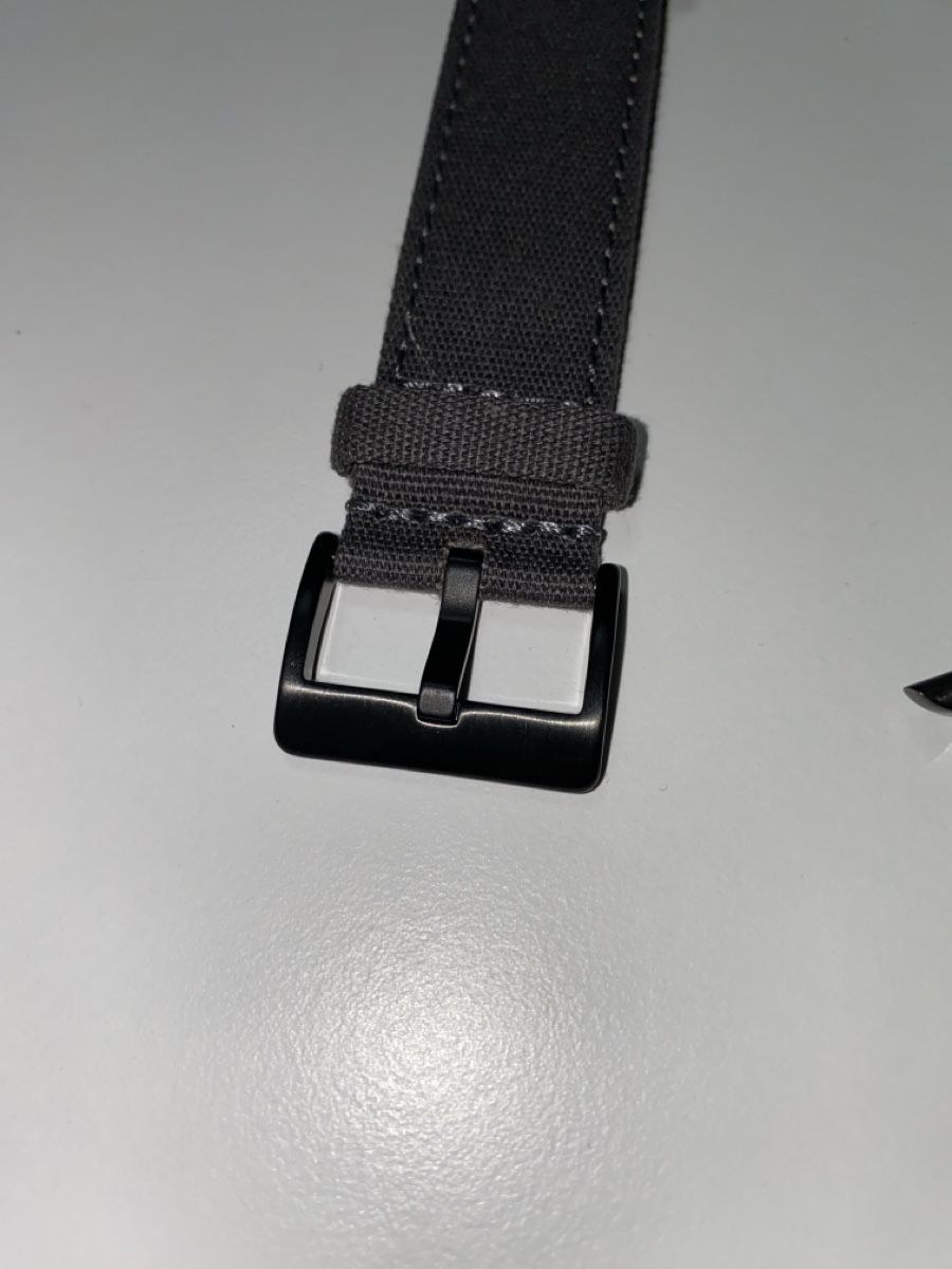 Bracciali & Braccialetti: Apple 45mm case / Original Barton Watch Bands / canvas grey – Nuovo e nell'imballaggio originale da Horgen venduto da thesilverarrow 3