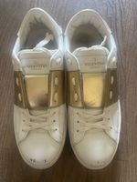 Valentino Garavani Sneaker Weiss Gold Grösse 38 gebraucht