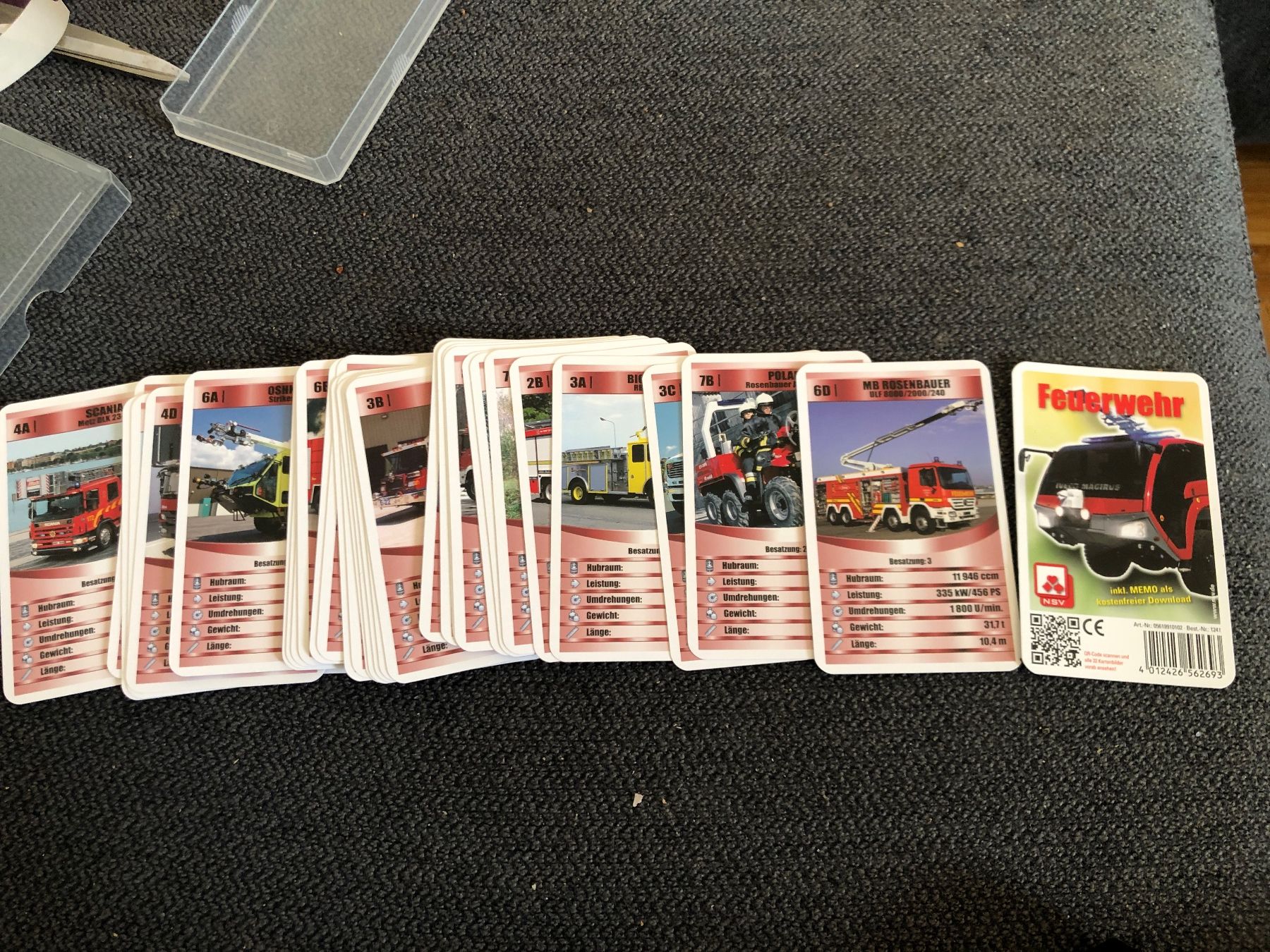 Giochi: QUARTETT SPIEL FEUERWEHR AUTO – Usato da basel venduto da Lastcall 1