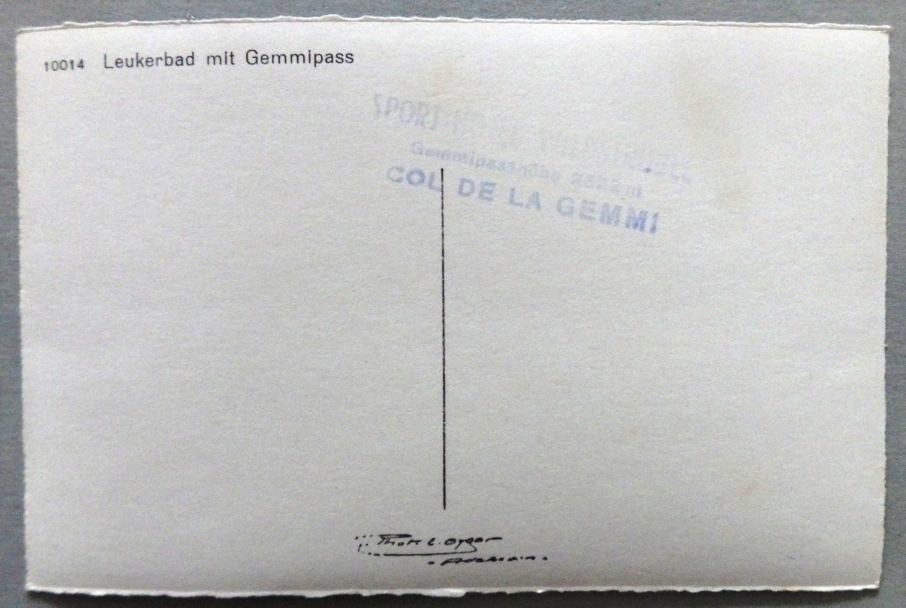 Cartoline postali: Leukerbad mit Gemmipass – Usato da Fétigny venduto da Billy2miny 1