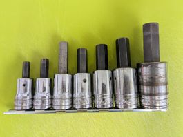 Snap-On Inbus-Nusssatz, 7-teilig, 1/2" Antrieb