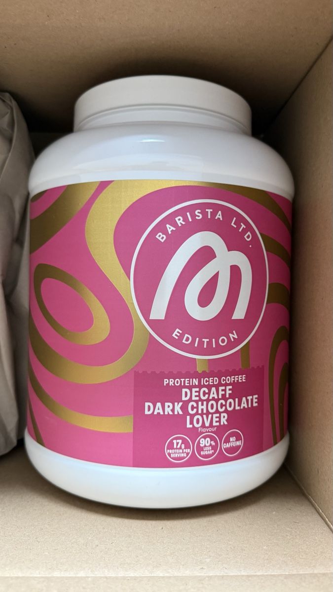 More Nutrition Cibi & Specialità: LIMITET EDITION More Iced Coffe DECAFF DARK CHOCOLAT LOVER  – Nuovo e nell'imballaggio originale da Ebnat-Kappel venduto da Kev_pwr5