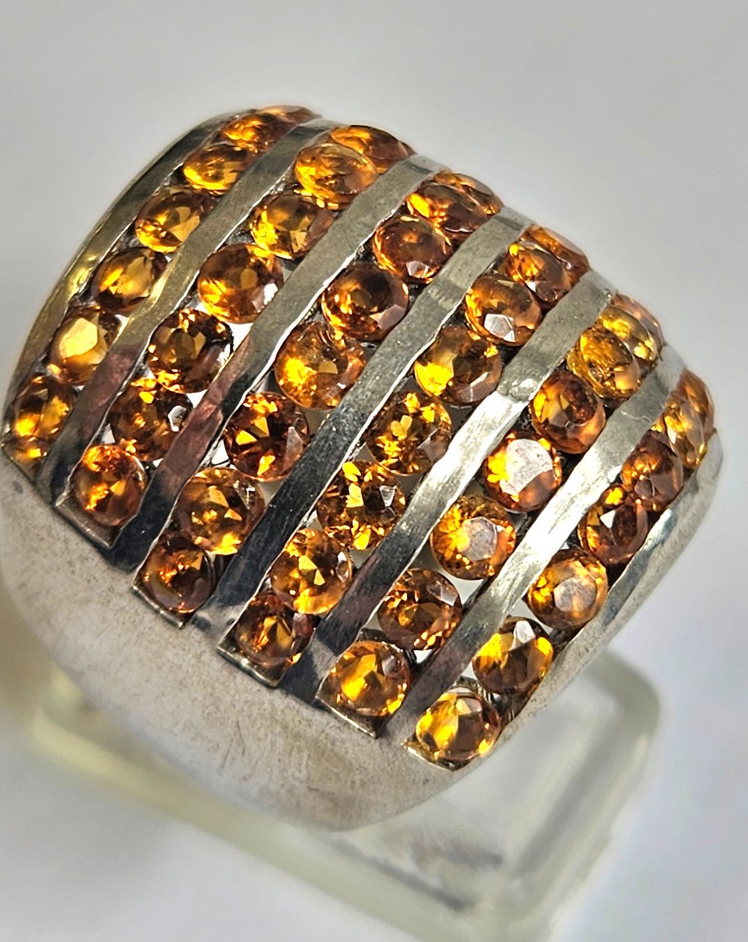 Anelli: Fingerring gelber Safir – Nuovo e nell'imballaggio originale da Zürich venduto da adriben