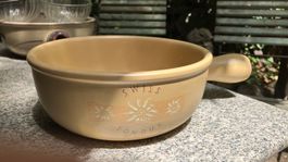 Caquelon fondue Swiss céramique keramik 21cm