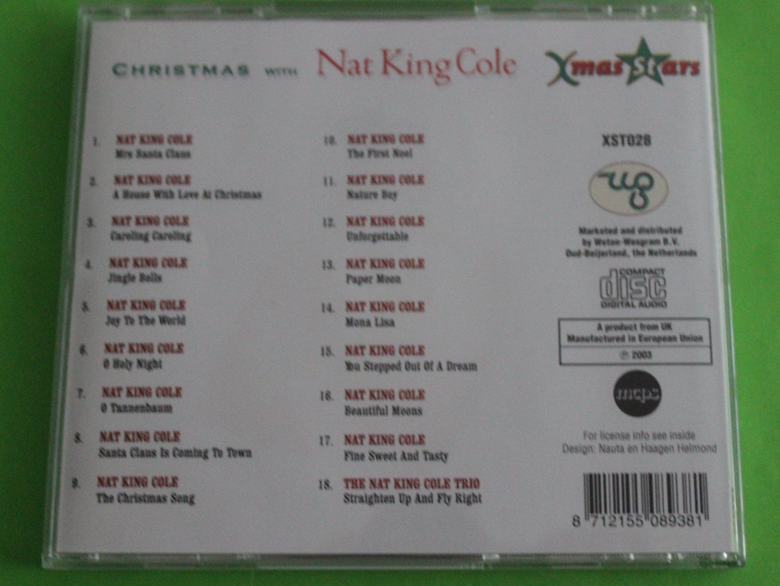 CD: CHRISTMAS WITH NAT KING COLE CD – Usato da Tübach venduto da JamesStone 1