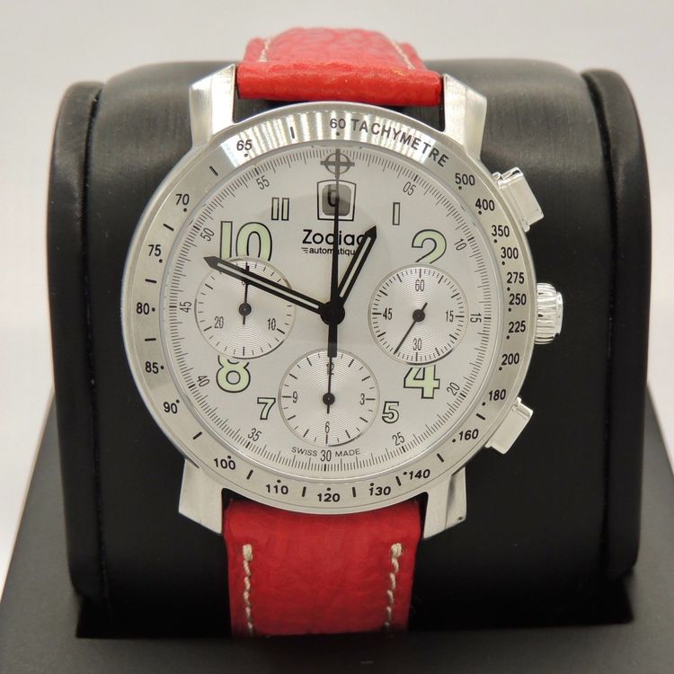 Cadran De Montre Automatique Zodiac Vintage - Pour Calibre 72B - Diamètre 28,5mm - Marque Fehr & Cie - Occasion