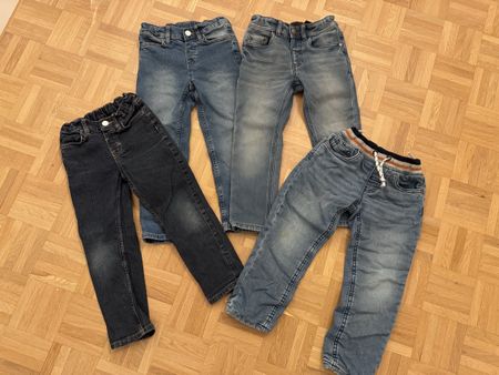 Kinder Jeans Set 4 Stück, H&M und C&A