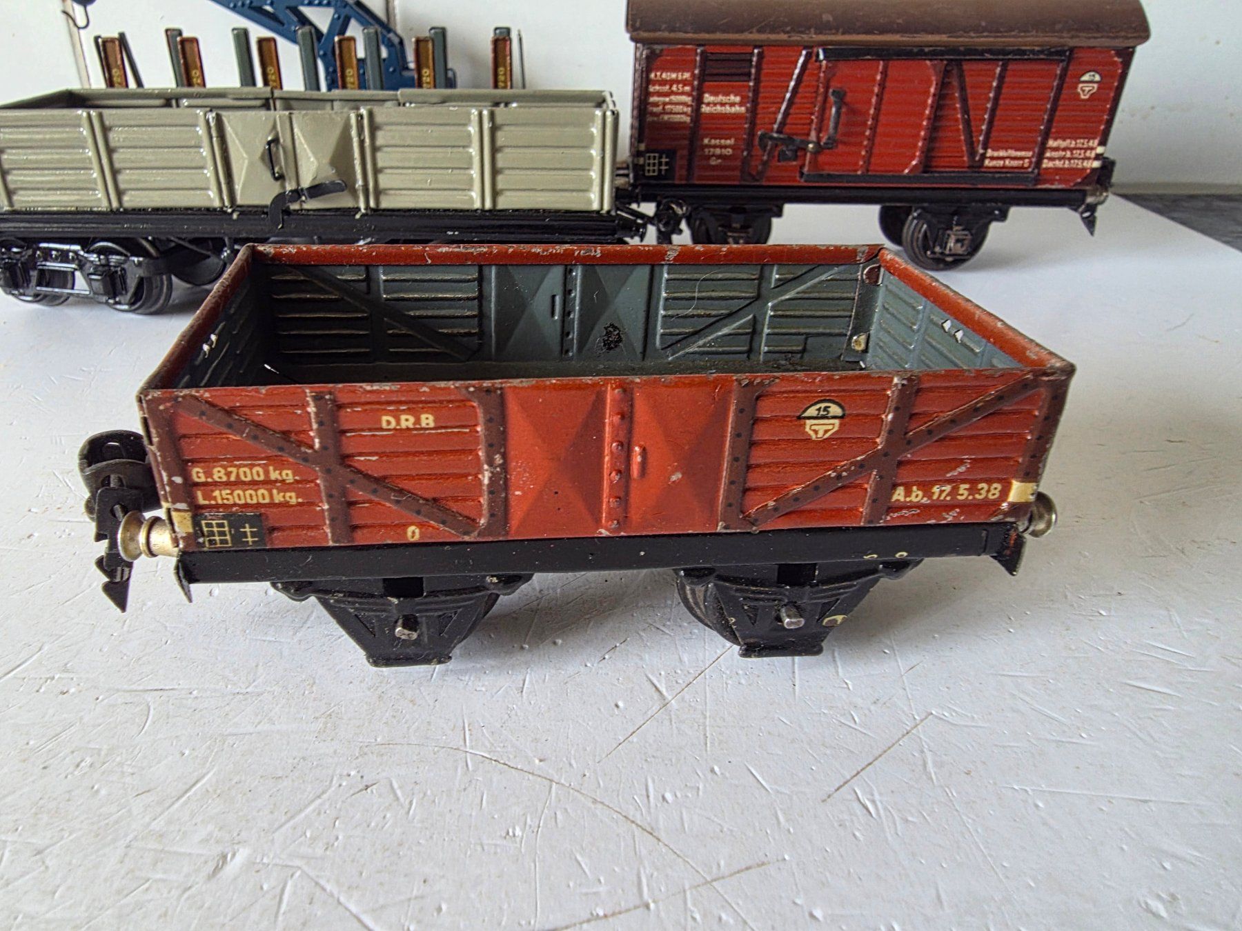 Märklin Modellini di ferrovie: 5 Stück verschiedene Märklin Güterwagen – Usato da Seuzach venduto da Loeckeli01 6