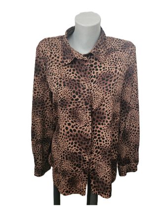 MANGO MNG Bluse Gr. M (L) Leo neuwertig