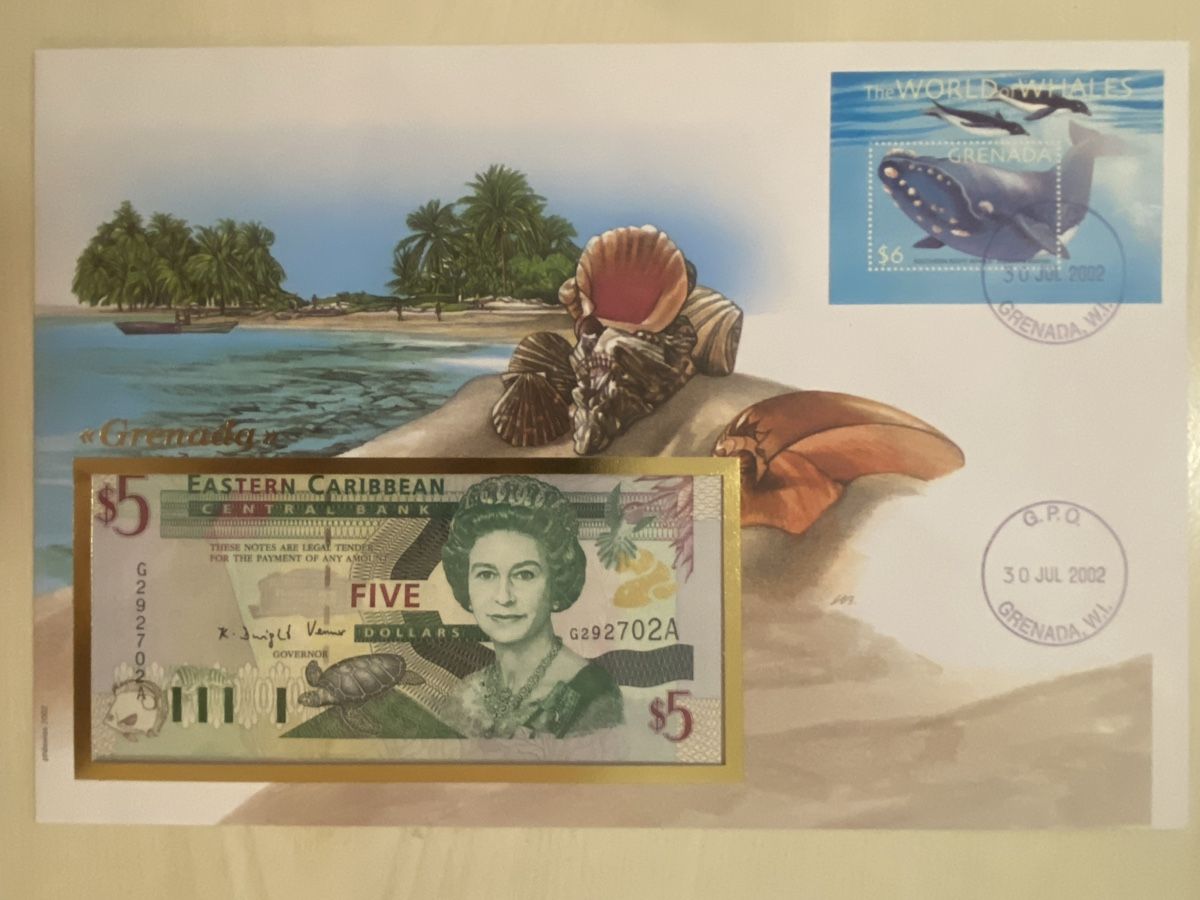 Billets de banque: Banknotenbrief Grenada – Neuf (Voir description) à Muralto par Alex1912