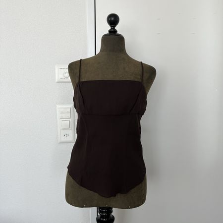 Armani Braunes Top
